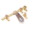 10" Indian Brass Door Aldrop (Florida) 