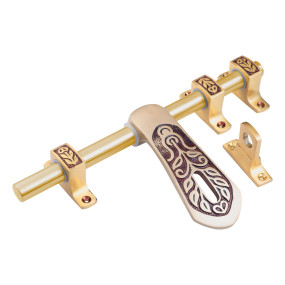 10" Indian Brass Door Aldrop (Florida) 