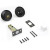 Round Deadbolt Security Lock Black 