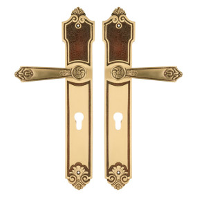 Brass Indian Door Handle Lock (1534)