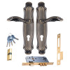 Door Handle Lock 85mm AB BLB (317)