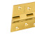 4" 3mm Brass Door Hinges SL (Rail)