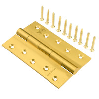 4" 3mm Brass Door Hinges AB (Rail), 5" 4mm Brass Door Hinges SL (Butt)