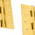 5" 4mm Brass Door Hinges SL (Rail)
