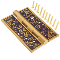 4" 3mm Brass Door Hinges AB (Rail), 5" 5mm Brass Design Door Hinges SL
