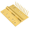 5" 5mm Brass Door Hinges SL (Butt)
