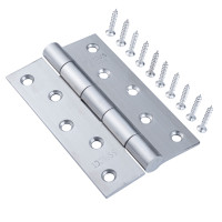 5" 5mm Brass Door Hinges (Graphite) , 5" Stainless Steel SS Door Hinges (320 Grams)