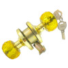 5801 SMB Crystal Round Door Lock GP