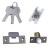 Door Knob Round Lock AB (5887)
