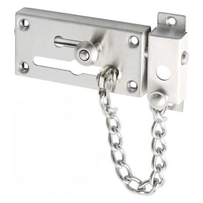 Stainless Steel SS Door Security Chain Silver
