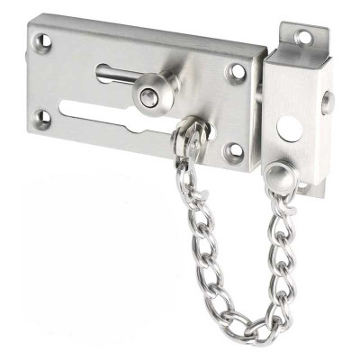 Stainless Steel SS Door Security Chain Silver