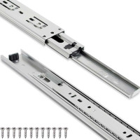 18" Stainless Steel (SS) 3 Part Drawer Channel / Slider, 10" Stainless Steel (SS) 3 Part Drawer Channel / Slider