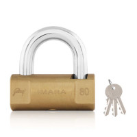 Godrej Square Padlock 8 Levers (8154), Godrej Imara Padlock 80mm (6250)