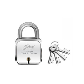 Godrej Square Padlock 7 Levers (8153)