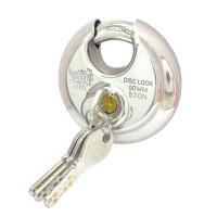 Godrej Door Aldrop Kadi-Tala (5092), 90mm  Elite Disc Padlock / Shutter Lock 