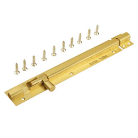 8" 10mm Brass Tower Bolt SL